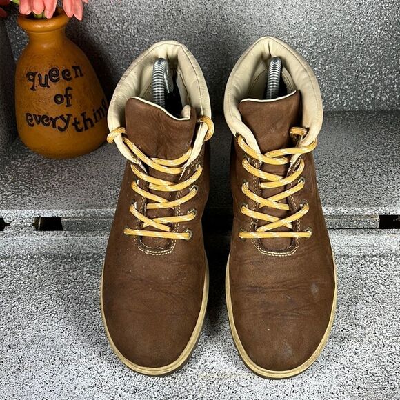 Timberland Leather Ankle Boots Shoes - Picture 3 of 8